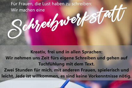 Schreibwerkstatt für Frauen